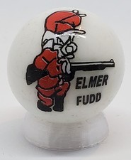 Elmer Fudd Glass 1" Logo Marble w/ Stand