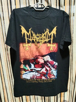 Mayhem Band Black Short Sleeve Cotton T-shirt Unisex S-5XL PA5499