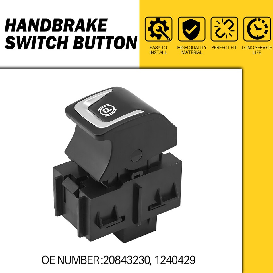 Parking Hand Brake Button Switch Black 20843230 Fit 20102020 Vauxhall