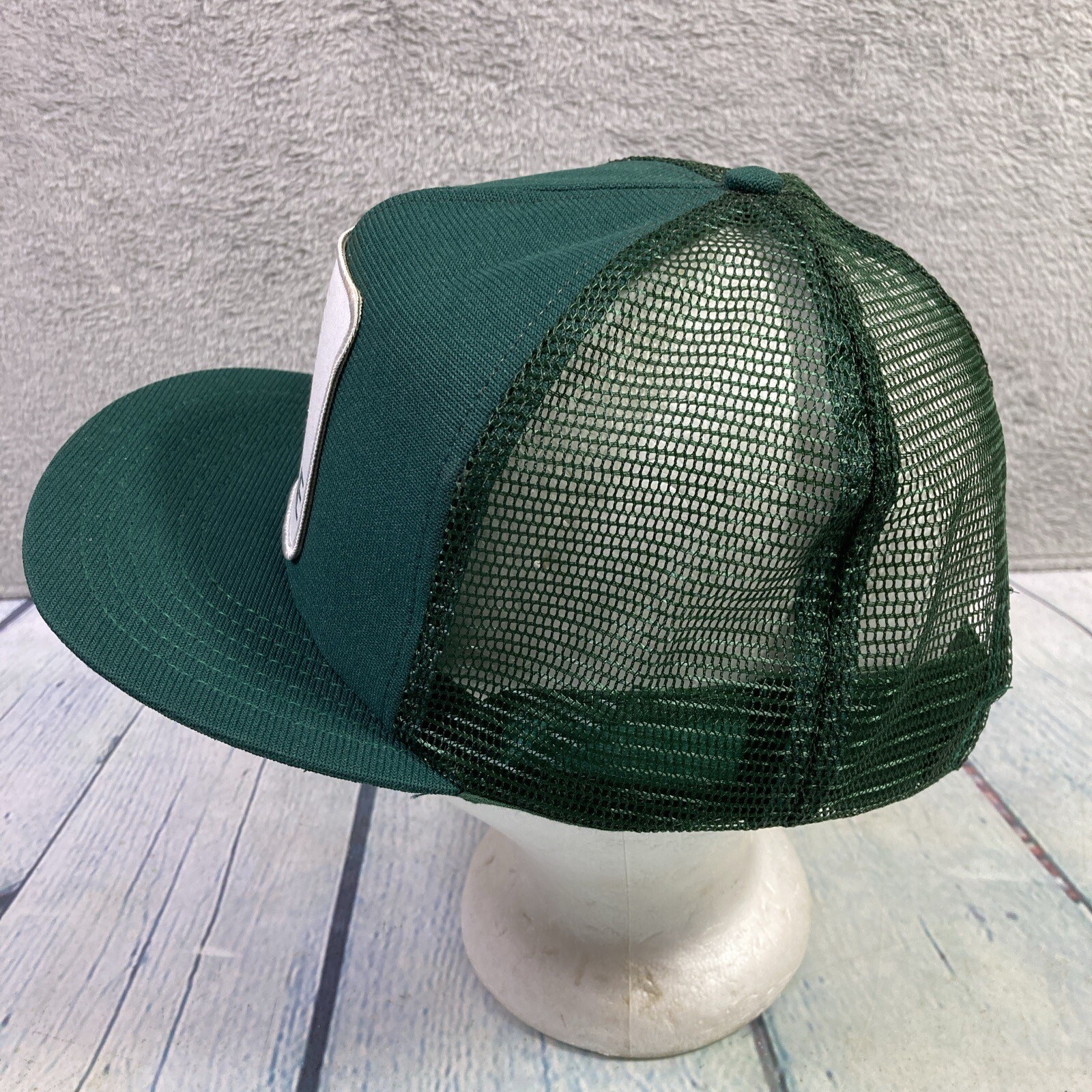 Vintage Calgene Patch Hat Cap Snapback Trucker Fa… - image 4