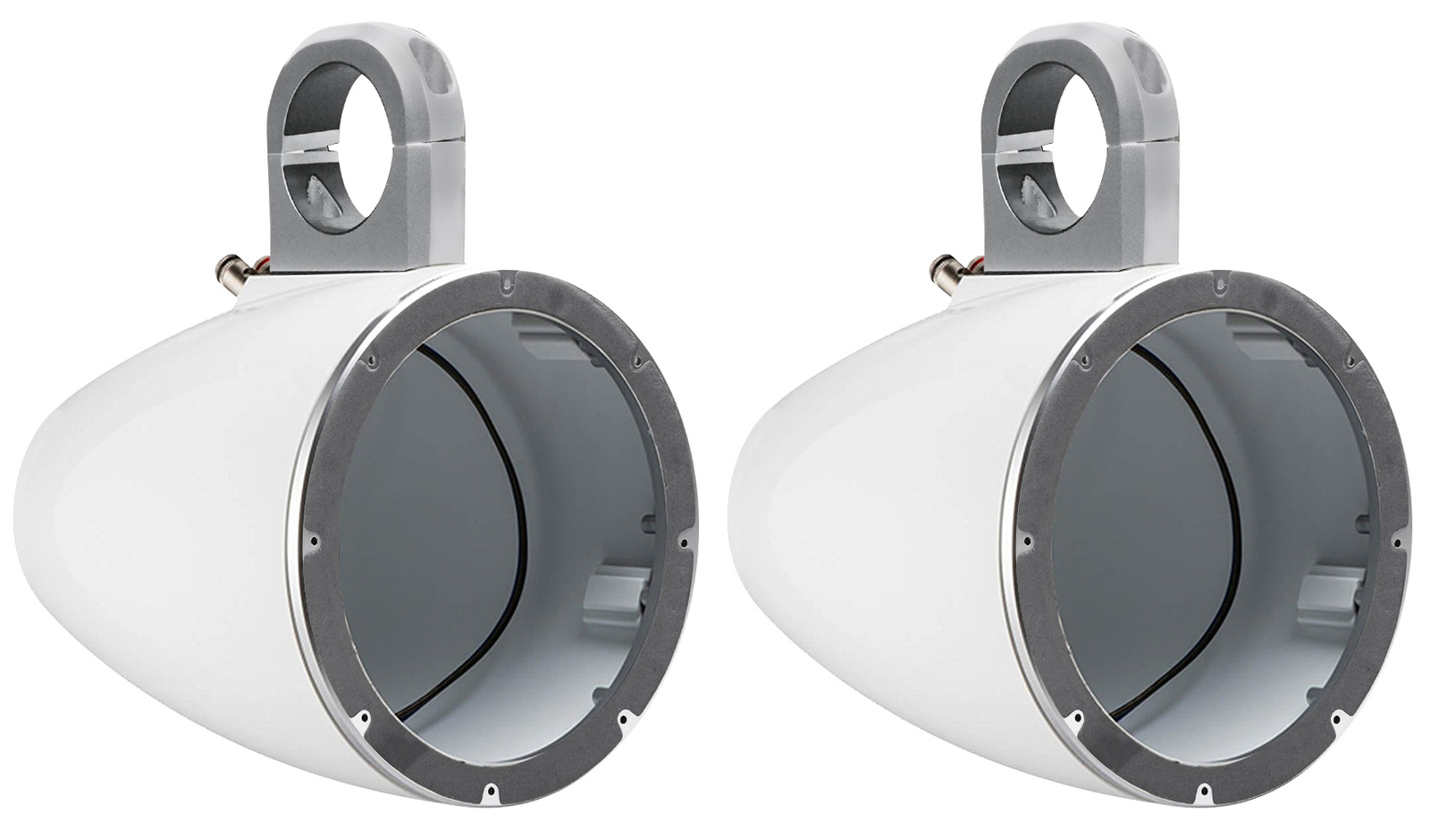 2 Колонки KICKER 65 Tower мощностью 390 Вт со светодиодной подсветкой для Polaris RZRATVUTVтележки