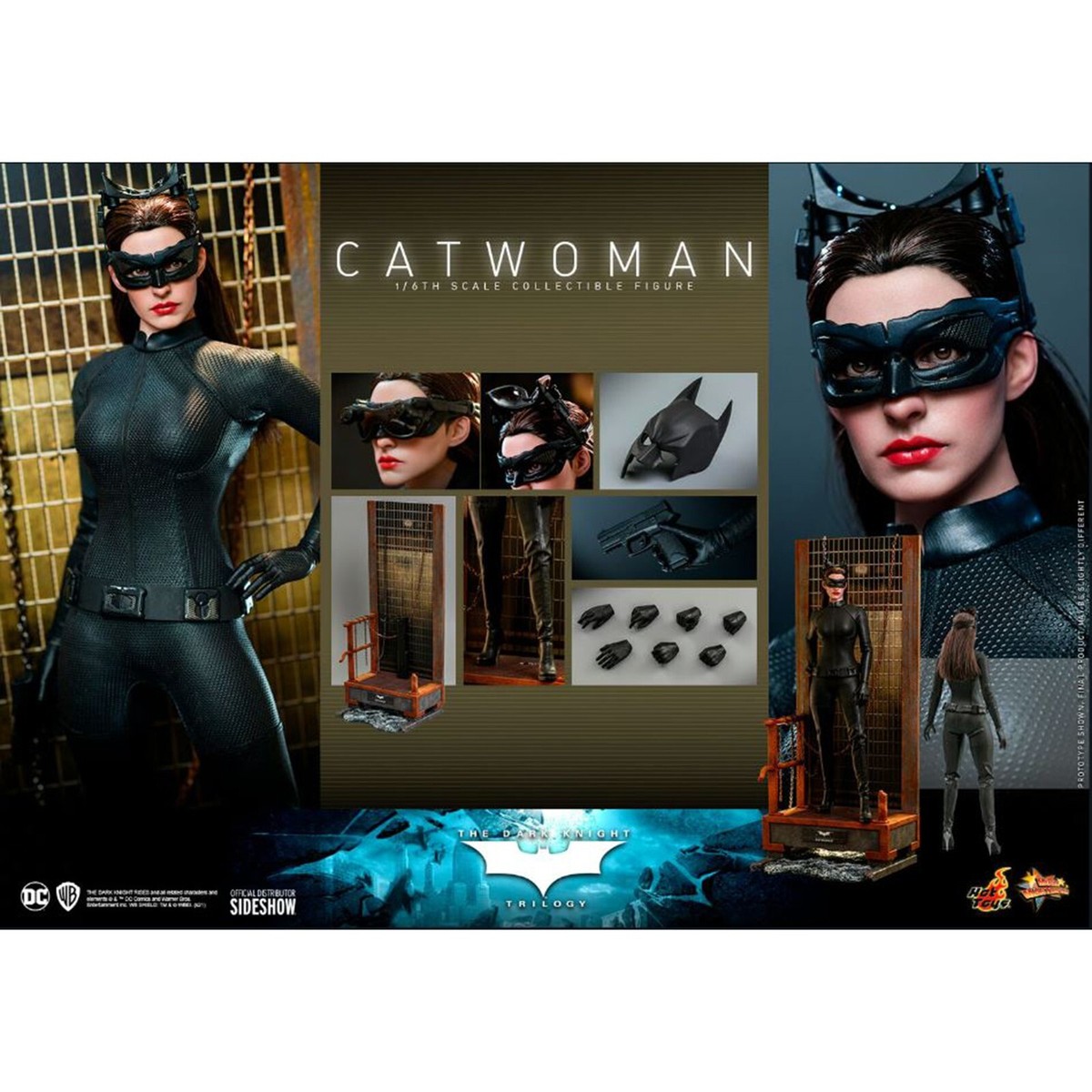 Hot Toys Dark Knight Masterpiece Catwoman Sixth Scale Figure NEW 