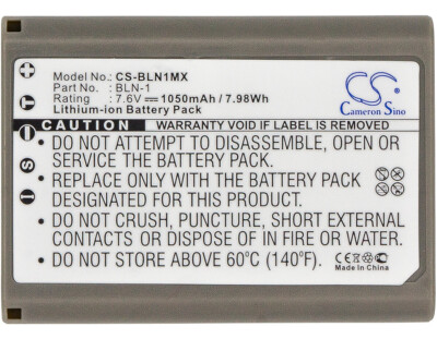BATTERIE 1050mAh Type BLN-1 For Olympus E-M1, E-M5, E-P5, OM-D