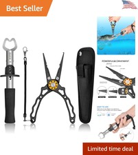 Upgraded Fishing Pliers - Enhanced Grip Handle - Convenient One-Handed Operation