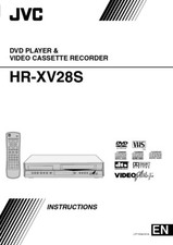 JVC HR-XV28S VCR Owners Instruction Manual Reprint