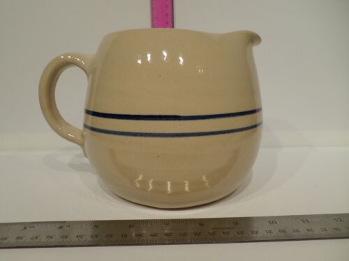 Vintage Marshall Pottery Pitcher Signed Sr Potter Landrence Houston Hand Painted - Picture 4 of 9