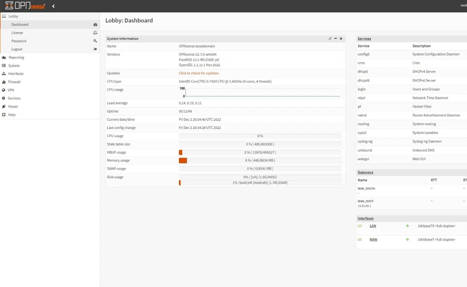 HP 2x 10GB OPNsense Quad Core i5-7500 8GB RAM 3Port Gigabit Firewall AESNI 500GB - Image 2 of 4