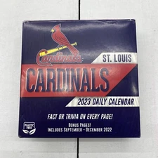 St Louis Cardinals 2023 Box Calendar (Calendar) NEW