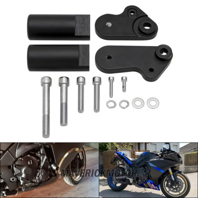 NO CUT FRAME SLIDERS CRASH PROTECTOR FOR YAMAHA YZF R1 YZFR1 YZF-R1 2009 - 2015