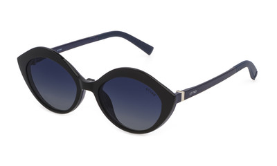 Sting Brille SSJ684 7GTP BLAU METALLIC GLÄNZEND 48/16/130 Junior