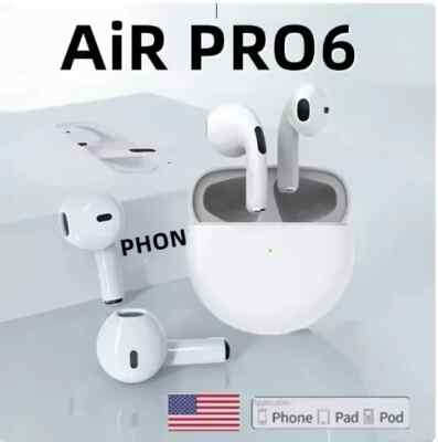 2 ct. Original Pro6 TWA Smart Touch Control Wireless Bluetooth 5.0 Ear/Headphone