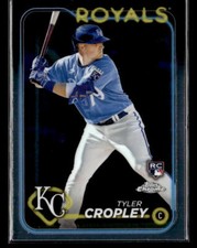 2024 Topps Chrome #148 Tyler Cropley Rookie Card Royals