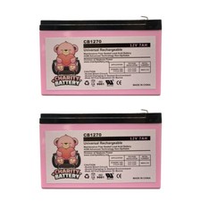Charity Battery 12 VOLT 7 AH BATTERY FOR MIGHTY MULE NP7-12 12V 7.0Ah - 2 Pack