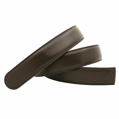 Kopen 110cm-170cm Men Leather Ratchet Belt For Automatic Buckle Waistband Strap Jeans