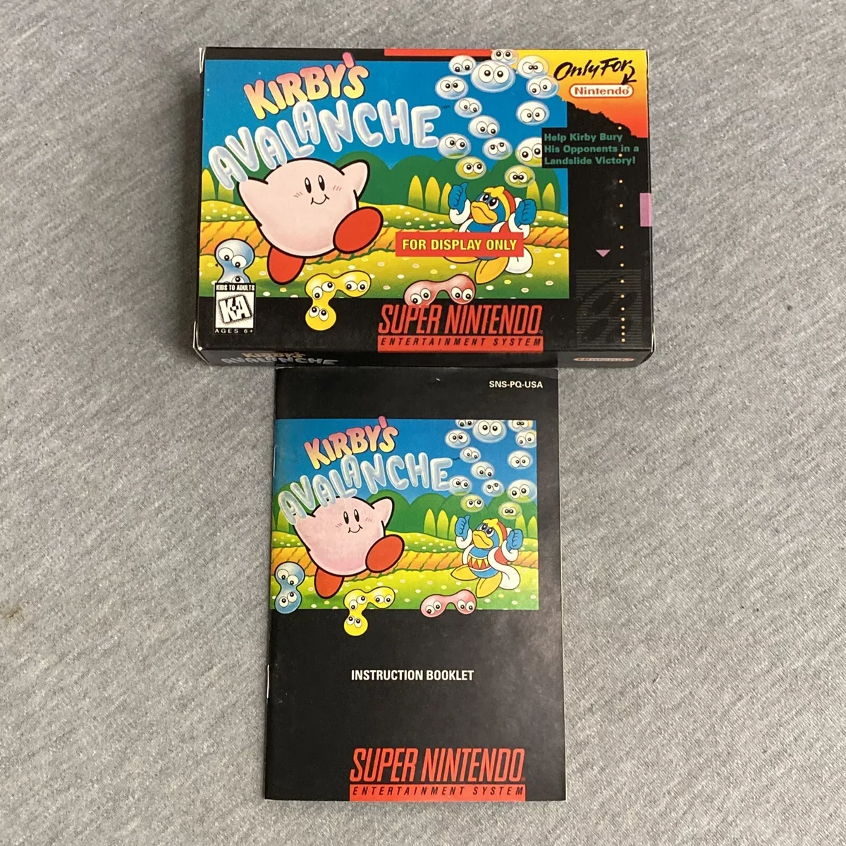 Kirby's Avalanche (Super Nintendo Entertainment System, 1995) for