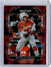 2022 Prizm Draft Picks Burgundy Cracked Ice Douglas Hodo 4/23 (B22) Orioles