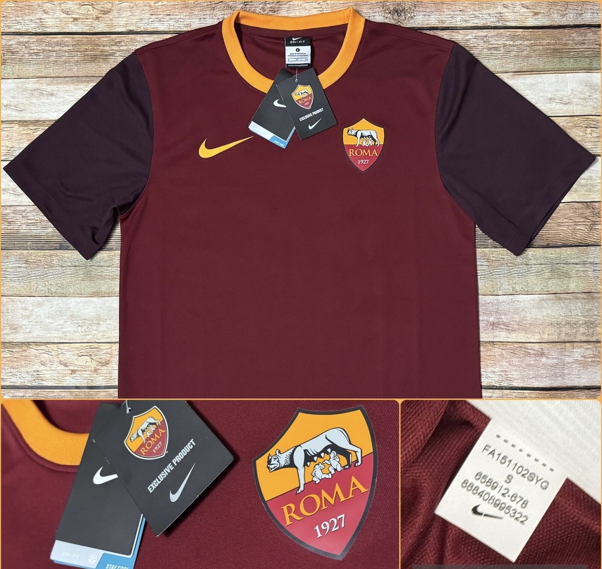 Nike AS Roma Rare 2014 Jersey Camiseta Shirt Maillot Maglia Trikot