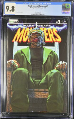 Mark Spears Monsters #3 Variant Cover A (Frankenstein) 1st Print CGC 9.8