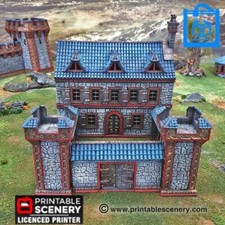 Ironhelm Barracks Tabletop Gaming Scatter Terrain 3D Print 10/15/20/28/32MM
