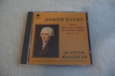 HAYDN QUATUOR MOSAIQUES CD TROIS QUATUORS OEUVRE 77. ASTREE