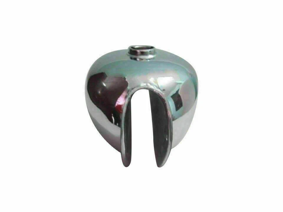 For ROYAL ENFIELD TRIALS CHROME STEEL GAS FUEL PETROL TANK view 3