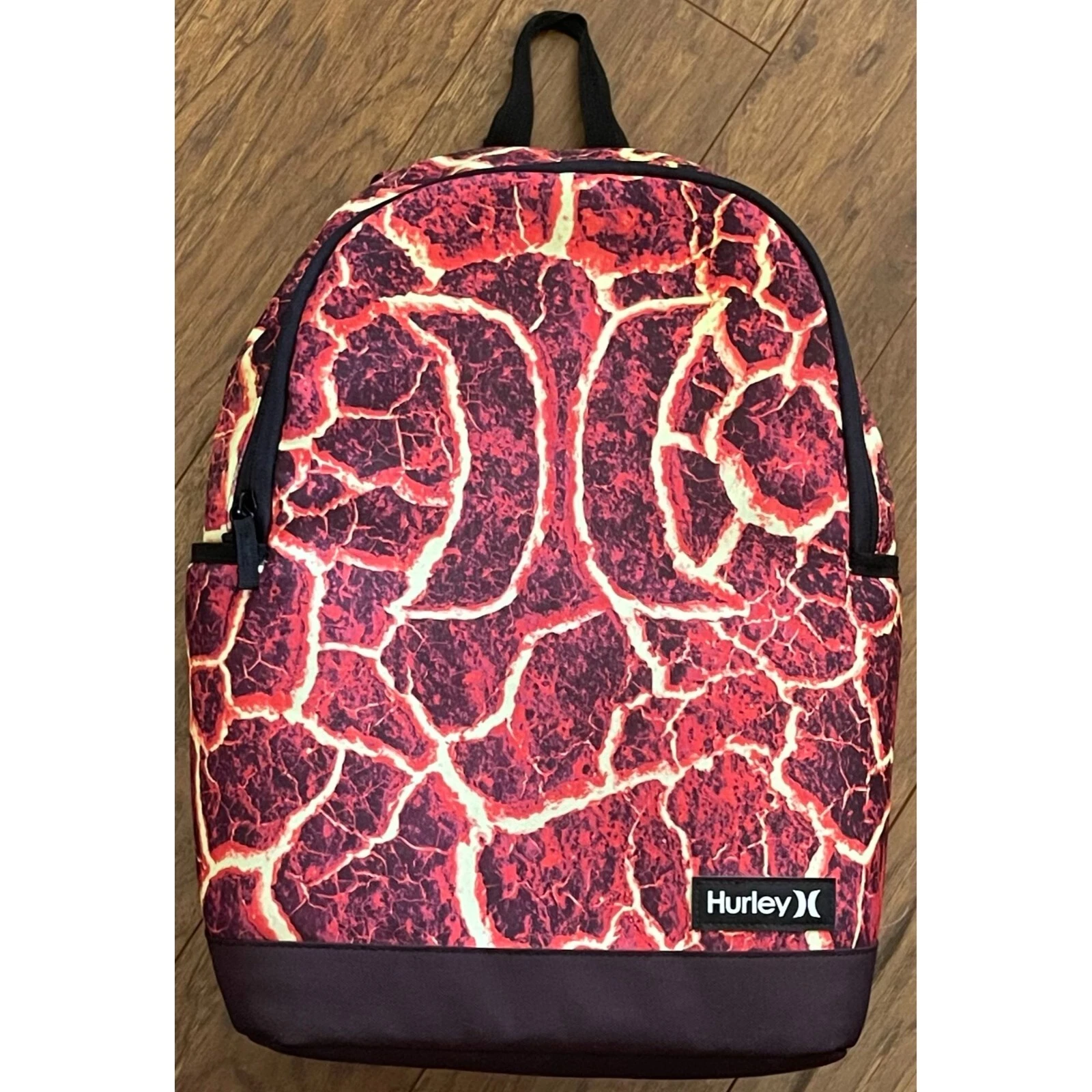 Hurley Lava Graphic Backpack Rucksack School Bag Skater Daypack Surfing Work Bag