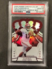 TUA TAGOVAILOA 2020 Panini Chronicles Draft PSA 10 Crown Royale RED Pop 24