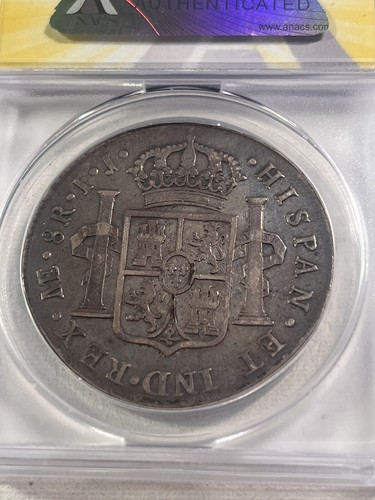 1795-Lima IJ Peru 8 Reales Graded VF 30 by ANACS - Picture 3 of 4
