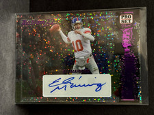 2023 Pro Set Pure Action Ink ELI MANNING New York Giants NFL AUTO 1/1