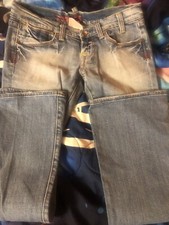 Girl s Vigoss Mary-Linne Boot Rigid embroidered jeans size 26