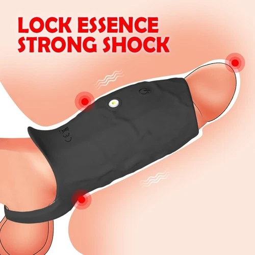 Male Cock-Girth-Enlarger-Enhancer-Big Penis-Extension-Extender-Sheath-Sleeve Men - Picture 4 of 8
