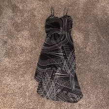 Express Multicolored Hi-Low Stretch Mini Dress Size XS