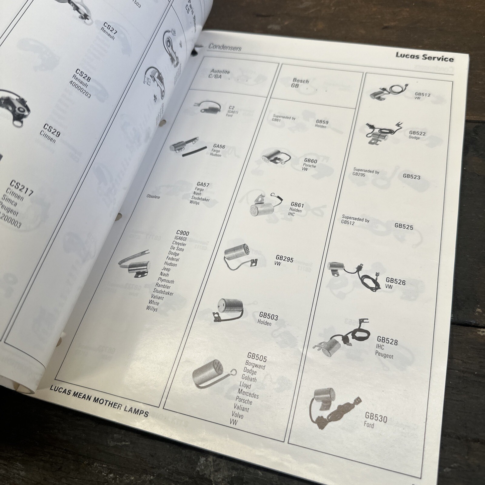 Lucas Ignition Parts Catalogues Assorted Lot Of 6 eBay