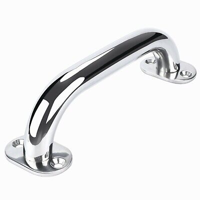 9" Grab Handle Handrail  Stainless Steel Polished Handle for Marine Boat Door