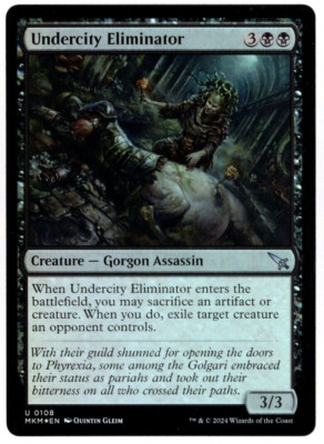 Undercity Eliminator 0108 Uncommon Foil Murders at Karlov Manor MTG Near Mint