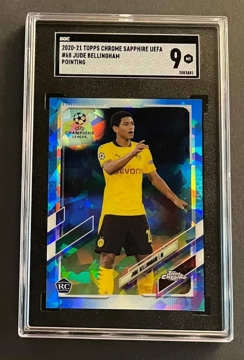 2020-21 Topps Chrome UCL Sapphire Edition Jude Bellingham #68 for
