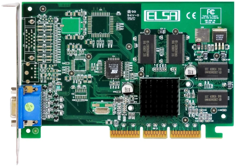 Graphic Card Elsa S3 SAVAGE4 PRO 32MB WINNER II-A32 AGP 64-BIT D-Sub Directx: - Image 2 of 2