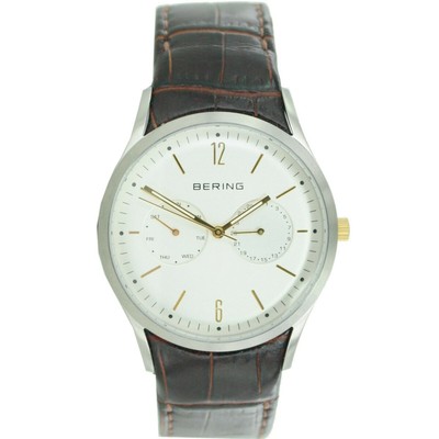 Bering Men S Wristwatch Slim Classic 11839 501 1 Leather 4894041910734 Ebay