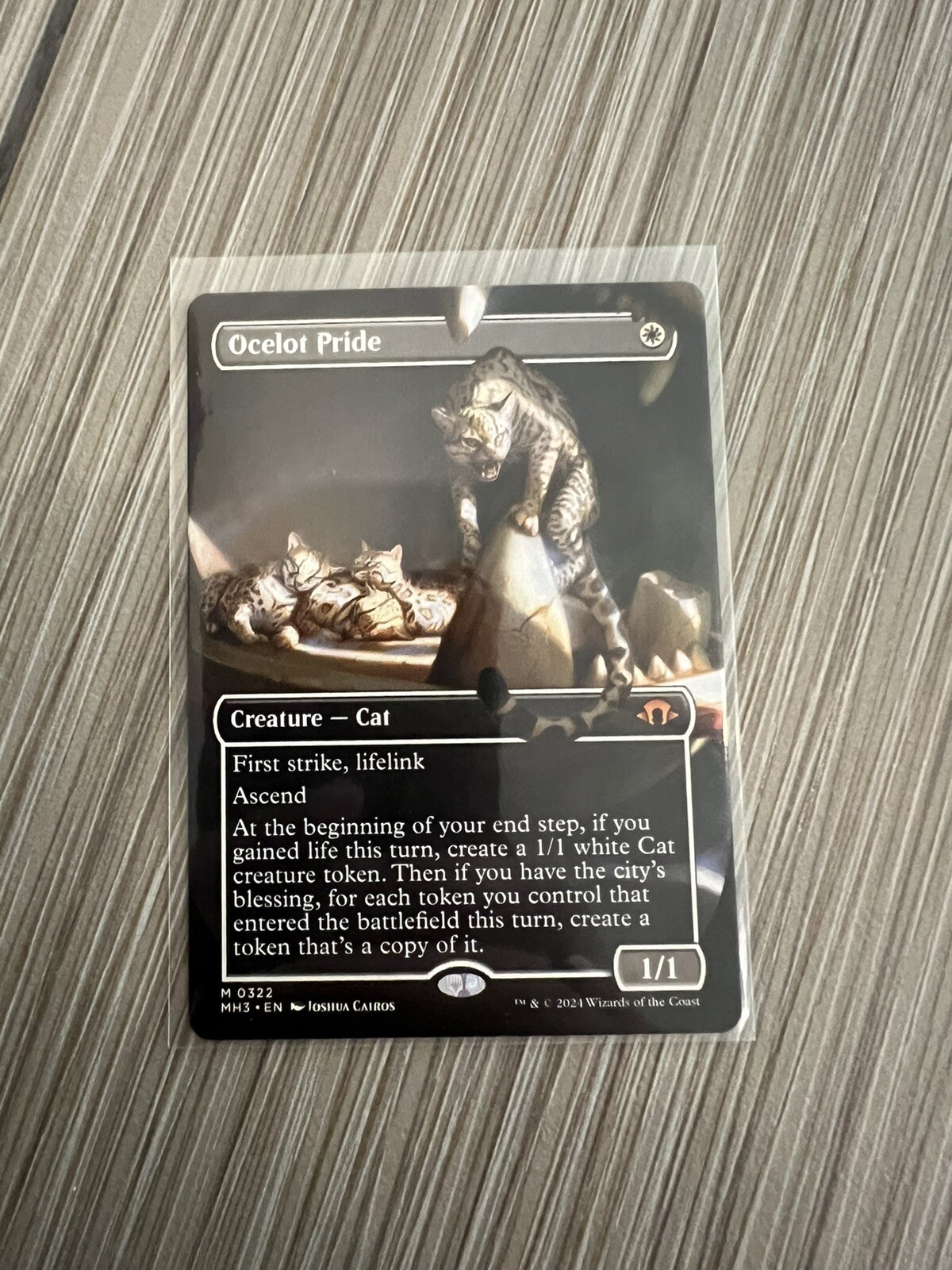MTG Modern Horizons 3 MH3 Mythic Ocelot Pride (Borderless) 322 NM Non