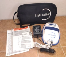 Light Relief LR150 Infrared Pain Relief Therapy Device w/ Bag TESTED NO PAD