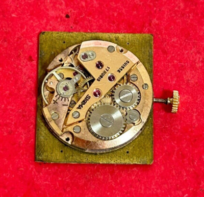 Vintage SIGMA ETA 980 Watch Movement 17 jewels  for parts (WE162)