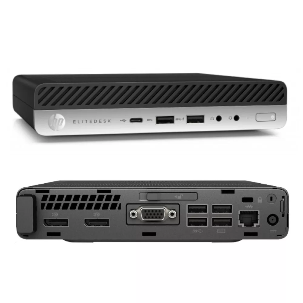 HP EliteDesk 800 G3 Mini Desktop - i5-7600 3.5GHz 8GB 256GB SSD