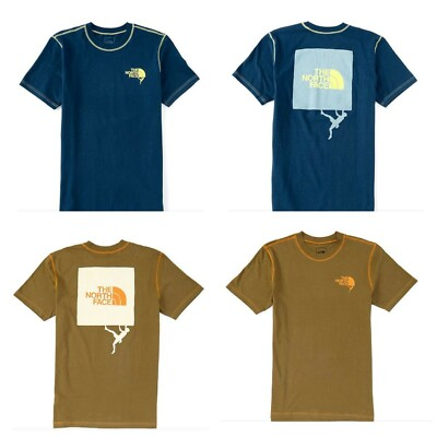 #ad The North Face Men#x27;s Tee Dome Climb SS Green or Blue S L or XL T Shirt $28.95