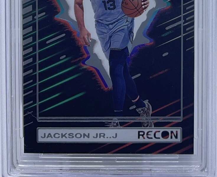 Jaren Jackson Jr PSA 7 -2023 Panini Recon-Grizzlies, Spartans, The Block Panther - Image 3 of 4