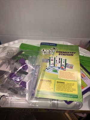 Thames & Kosmos Ooze Labs Chemistry Station Science Experiment Kit Open Complete