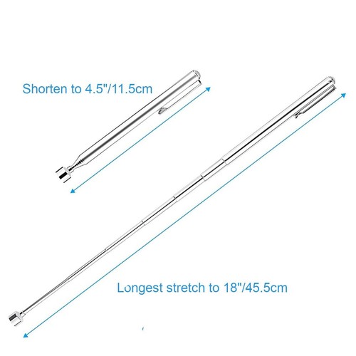 4x Portable Telescopic Long Pen Pick Up Rod Tool Stick Extend