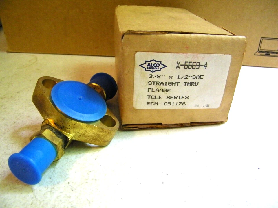 Alco Flange X-6669-4 Straight Thru 3/8" X 1/2" SAE TCLE Series - Image 2 of 2