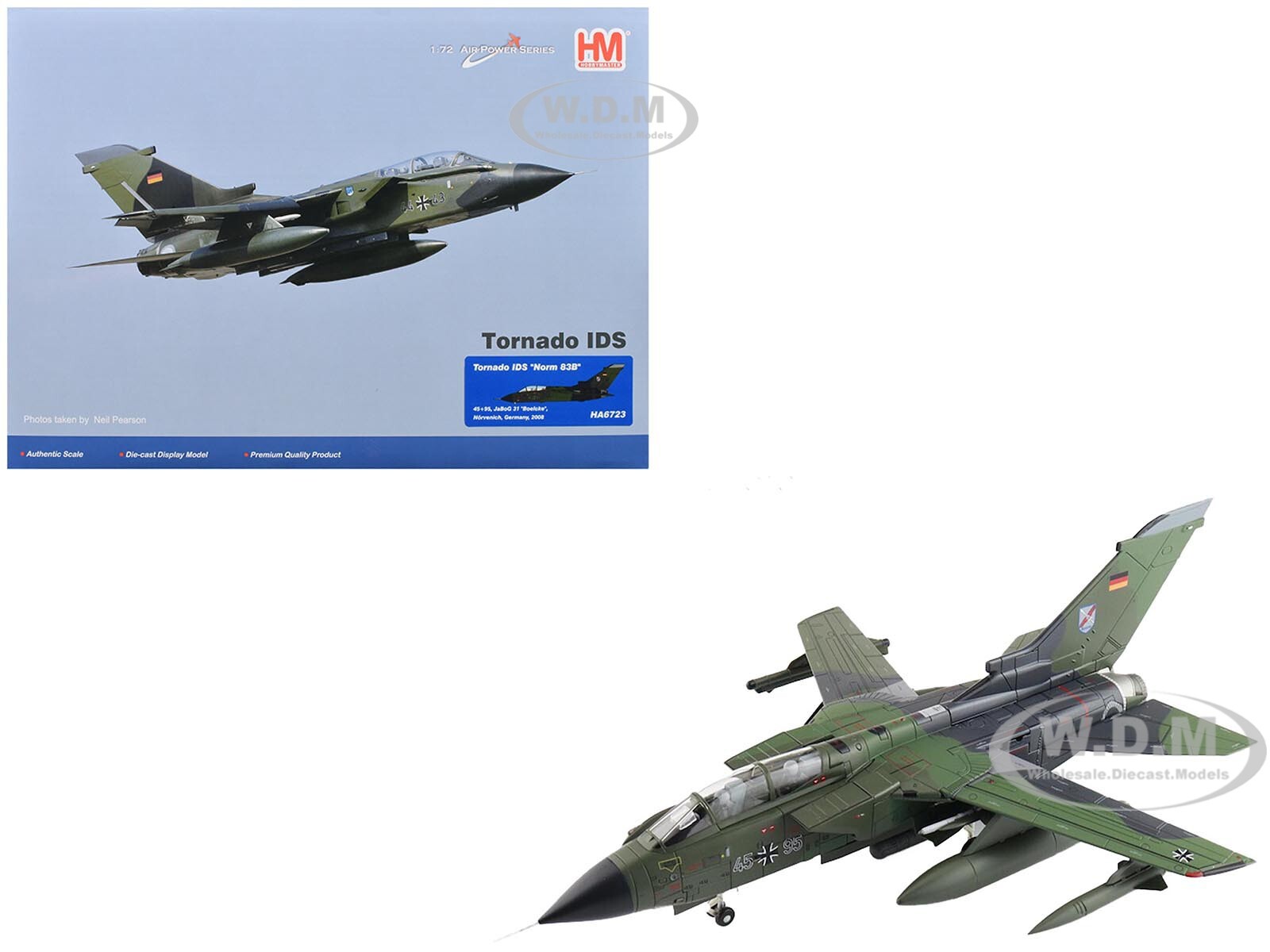 PANAVIA TORNADO IDS САМОЛЕТ НЕМЕЦКИХ ЛЮФТВАФФЕ 1/72 ОТ HOBBY MASTER HA6723
