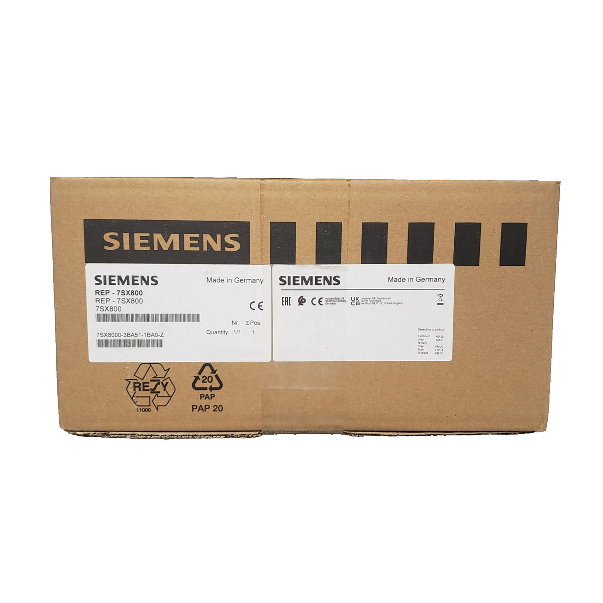 SIEMENS 7SX800 SIPROTEC 5 Universal Protection Device Relay