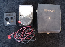 Triplett Model 310 Type 3 Analog Volt Ohm Meter VOM Hand Size w/ Leads